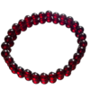 High-Quality Garnet Bracelet, Deep Wine Red 6.7mm Beads, 15cm Length, Natural Stone Jewelry for Passion and Energy