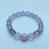 High-Quality Clear Bolivia Amethyst Bracelet, 8mm, 9mm & 11mm Beads, 15-16cm Length, Natural Stone Jewelry for Healing and Spiritual Growth